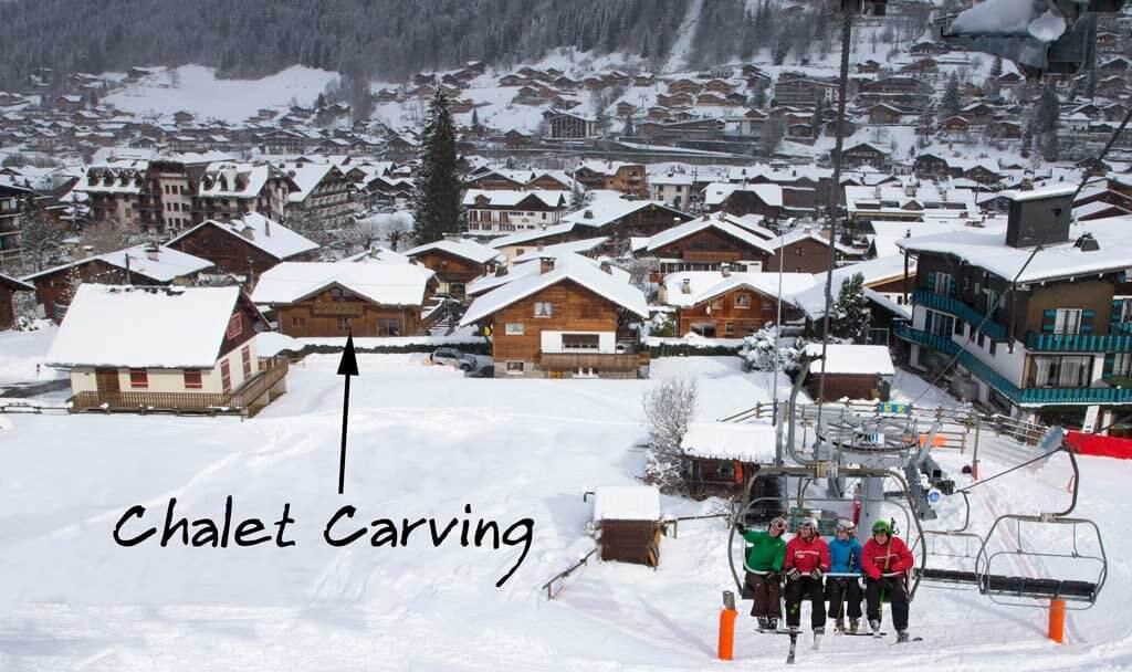 G Chalet Carving – winter 2